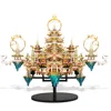 Piececool 3D Metal Puzzle Lingxiao Palace Assembly Model Kits for Adult Jigsaw DIY Set for Brain Teaser Home Decoration 6