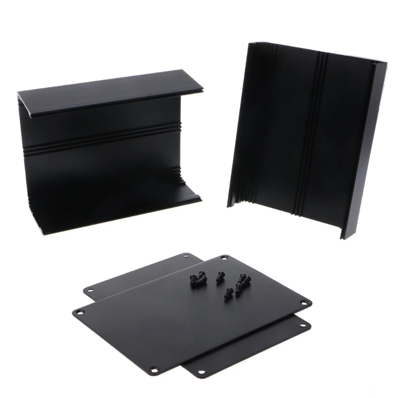 

Aluminum Enclosure DIY Project for Case Power Junction Box 155x120x83mm Black DropShipping