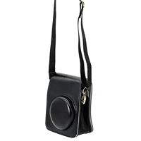 For Fujifilm Instax Mini 12 Case, Vintage PU Leather Protective Pouch with Wrist Strap, Scratchproof Cover for Instant Camera - Image 4