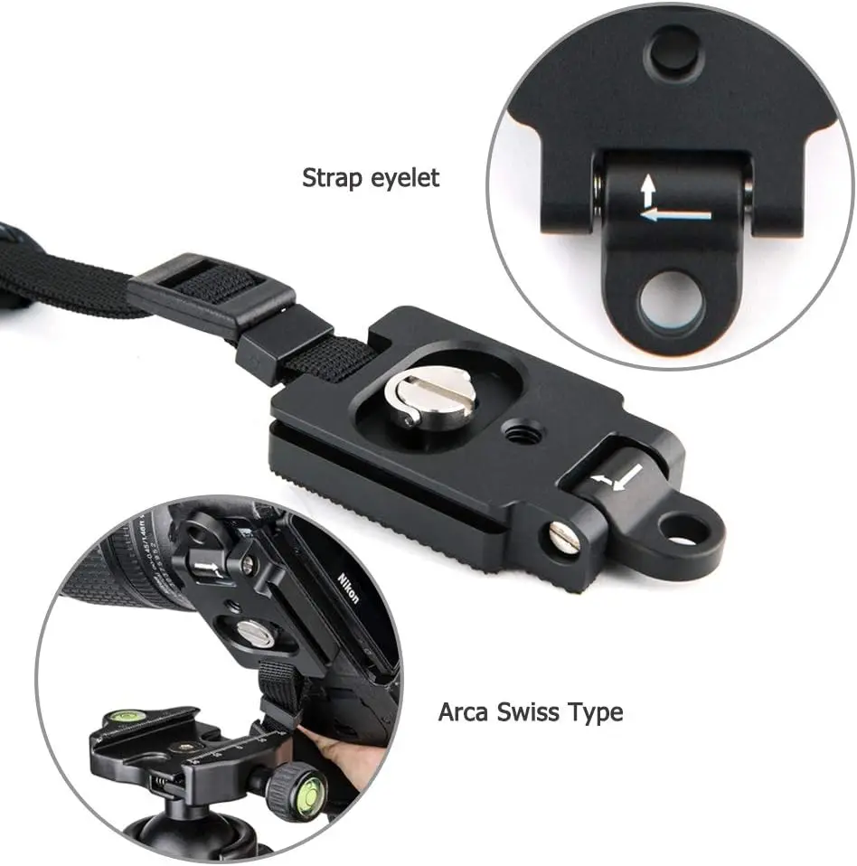peaceminusone スライダークリップ　セット JJC Camera Hand Grip Strap Quick Release Tripod Plate for