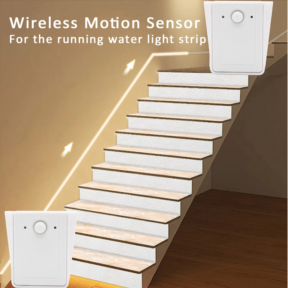 PIR Infrared Motion Sensor LED Strip Light 2835 Bluetooth 10M 15M DC 24V WS2811 Horse Race Running Water Flowing Lamp for Stairs