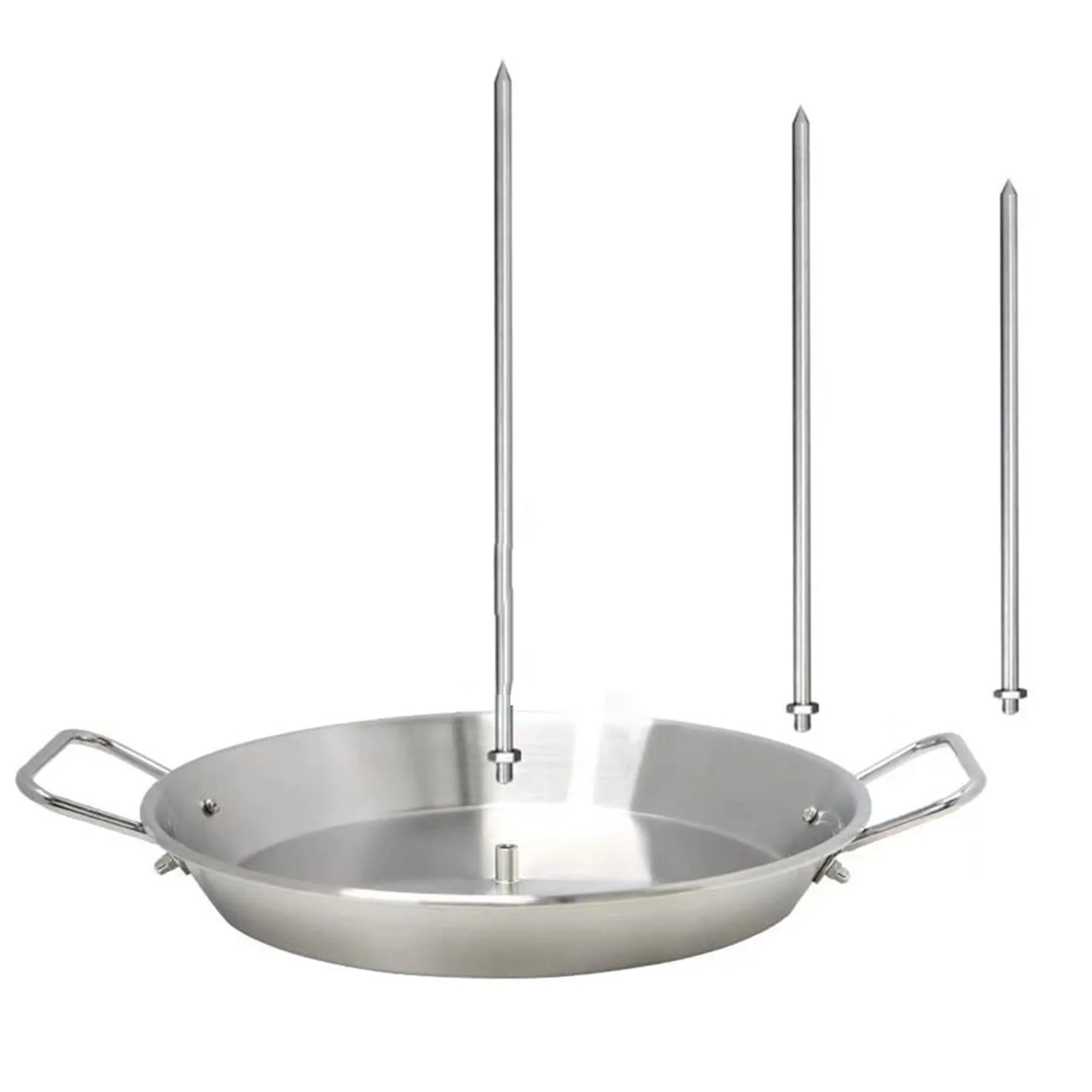 

Stainless Steel Vertical Skewer For Grilling Home Kitchen Camping Picnic Kitchen Accessories Outdoor Barbecue Parts For Home
