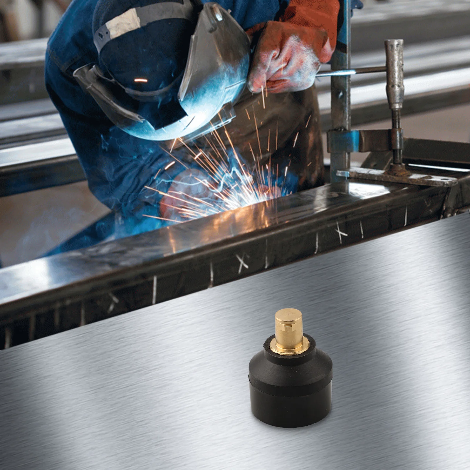 TIG Torch WP-17V 10-25 (9mm) To WP-26V 35-50 (13m) Connector Adapter For TIG Welding Torch Converter Welding Equipment Part