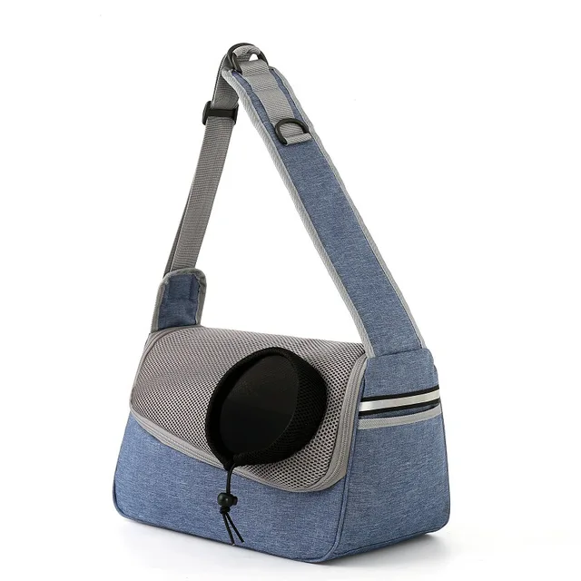 Cationic Dog and Cat Shoulder Crossbody Pet Bag Breathable Mesh Travel Portable Cat Bag 6