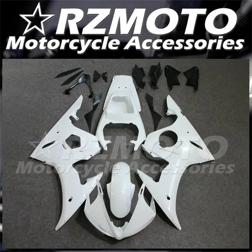 

4Gifts New ABS Motorcycle Fairings Kit Fit For YAMAHA R6 2003 2004 2005 03 04 05 Bodywork Set White Glossy