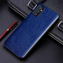 Elegance Series Luxury PU Leather Solid Color Phone Case - Premium Protection and Style for M31 (Dark blue)