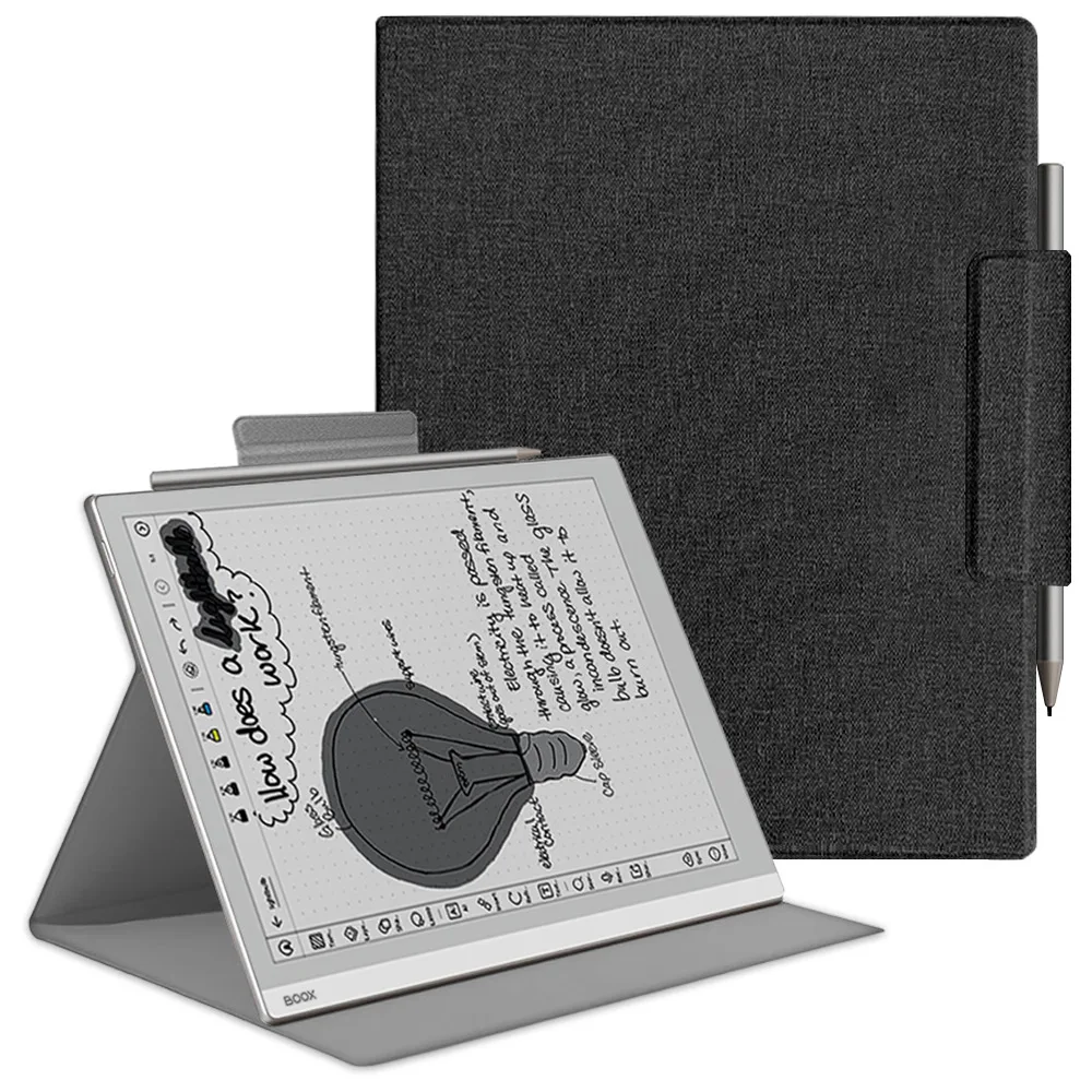 Premium Leather Tablet Cover with Auto Sleep/Wake & Magnetic Closure