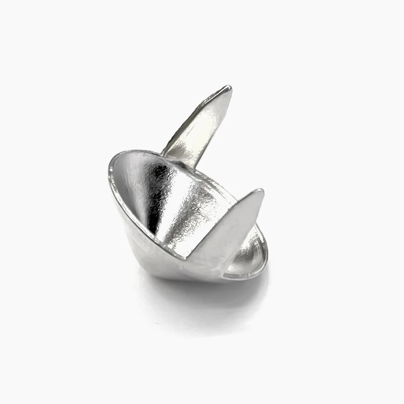 14 *6*7 mm Silver Iron Buckle Decorative Rivet For Leather Clothes Bags Shoes Western Metal Conical Buttons Gothic Punk Nail 6