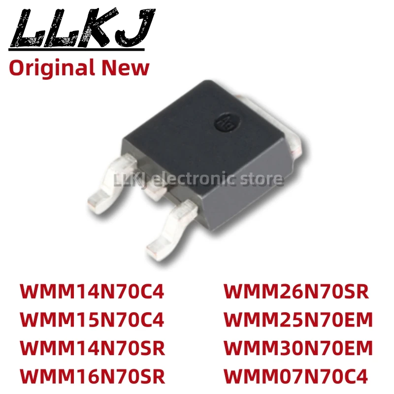 

1 шт. WMM14N70C4 WMM15N70C4 WMM14N70SR WMM16N70SR WMM26N70SR WMM25N70EM WMM30N70EM WMM07N70C4 TO263 MOS FET TO-263
