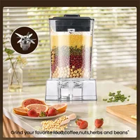 Blender haute vitesse 2-en-1 6000W, capacité 2,5L, réglage 9 vitesses, broyage de glace et extraction de jus, robot culinaire multifonction 4