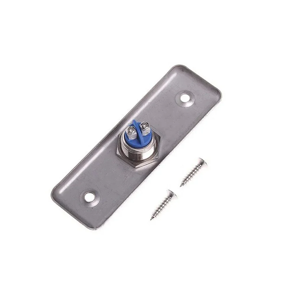 10Pcs Door Access Control Button NO Signal Aluminium Alloy Switch Press To Alarm Or Open Door