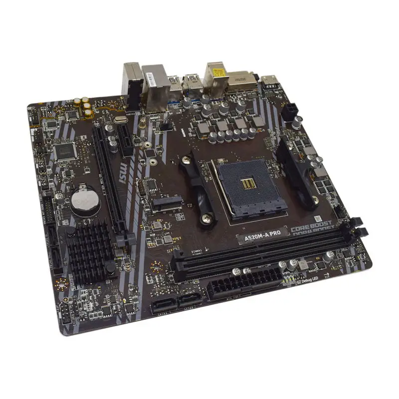 AM4 Motherboard For RYZEN 5 5500 cpu MSI A520M-A PRO Motherboard AMD A520 DDR4 64GB PCI-E 3.0 USB3.2 HDMI M.2 DVI Micro ATX 3 S6a96e1afdeda43c89c7611b25f86c866a
