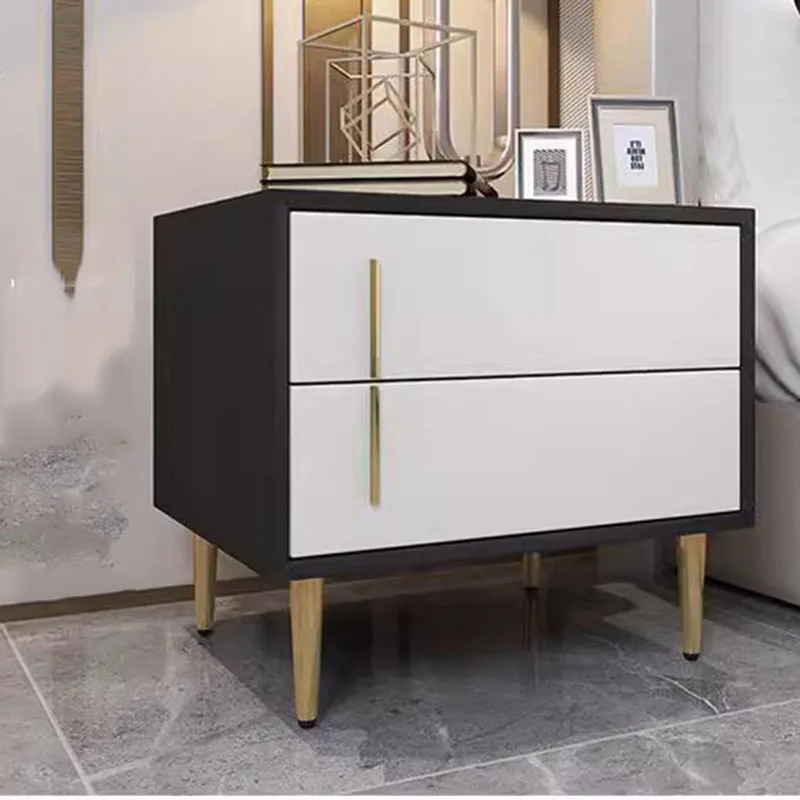 

Storage Table Drawers Nightstands Luxury Mini Wood Makeup Nightstands Space Saving Coffee Modern Petit Meuble Nordic Furnitures
