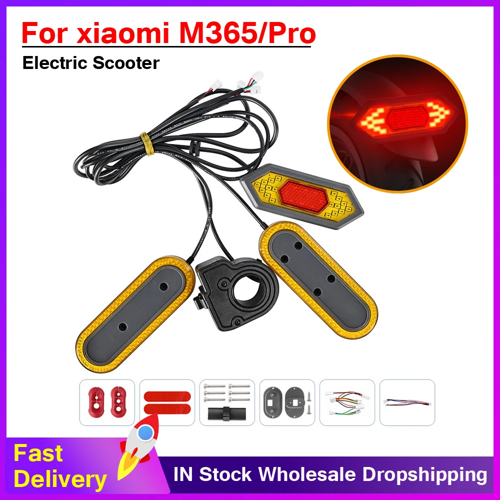 

Лампа поворотника для электроскутера Xiaomi M365 1S Pro2 Pro Mi3, модифицированные аксессуары, задние фонари, сигнальная лампа