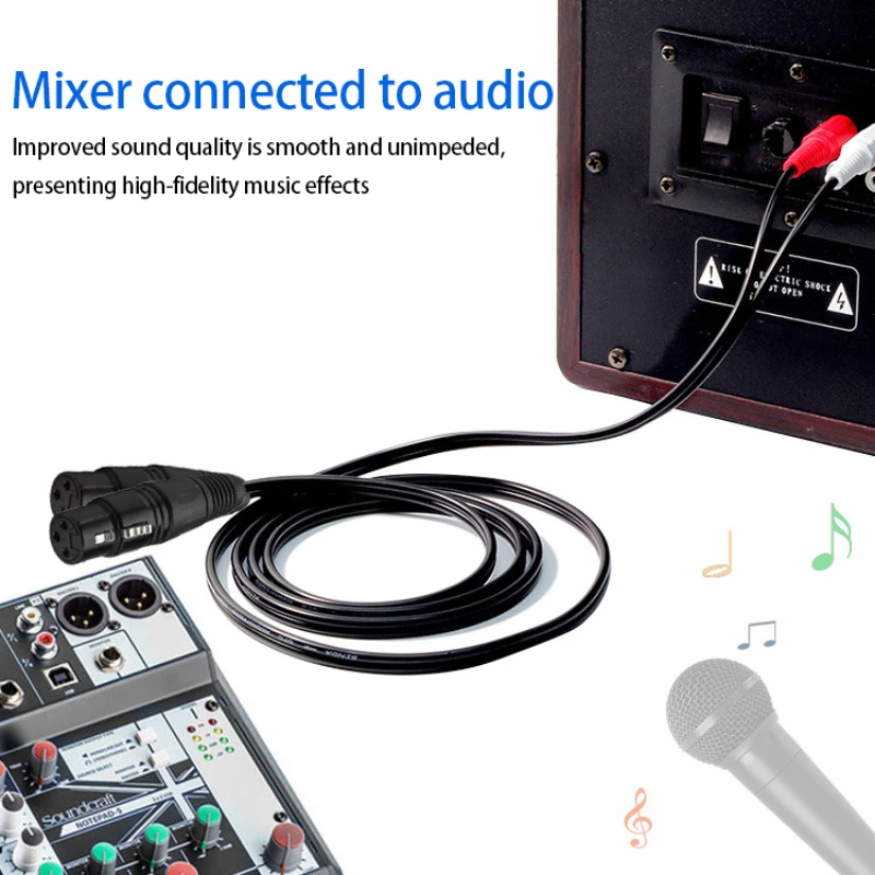  ̺ 2 XLR 2 RCA    ڽ XLR RCA Hifi ũ Ŀ ̺