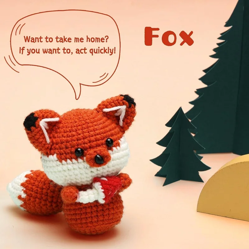 Wilderness Friends Crochet Craft Kit 23