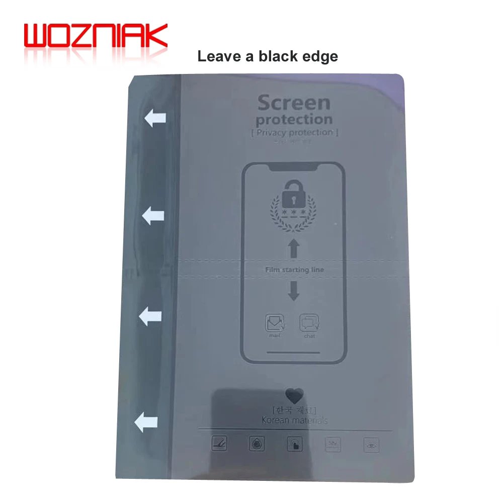 Cellphone Screen Protector 50x Japan Imported Material TPU Hydrogel Film Matte HD Anti Blue Privacy FOR Cutting Machine Cutting LCD Screen Protective Film