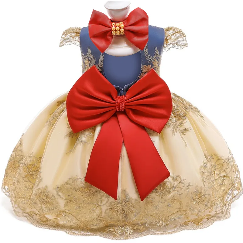 

Baby Girls 1st 2nd Birthday Party Dress 1 2 Years Newborn Baby First Christmas Costume Toddler Christening Gown Baptism Clothing