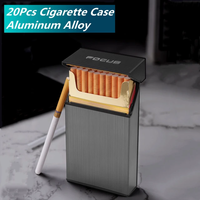 Caja De Almacenamiento De Cigarrillos Para 20 Piezas, Organizador De  Bolsillo De Aleación De Aluminio, Soporte Para Tabaco, Regalos Para  Hombres, Accesorio Para Fumar - Accesorios De Cigarrillos Electrónicos -  AliExpress