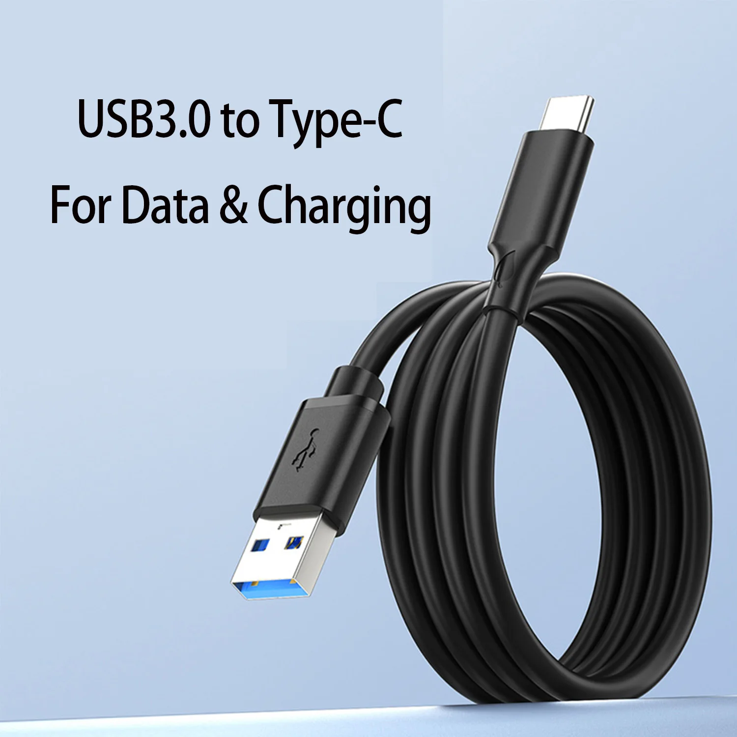 High-Speed USB Type A to Type C Data and Charging Cable