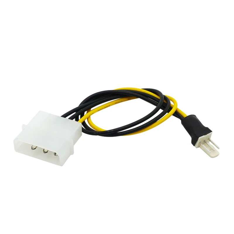 

18cm Molex (LP4) Male to 3-pin PC Fan Power Adapter Cable / Cord / Wire