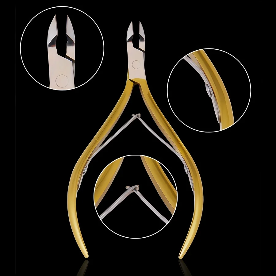 Description Picture 4 of item1PC Nail Cuticle Nipper Scissors Stainless Steel Manicure Clipper Dead Skin Remover Pedicure Eagle Beak Pliers