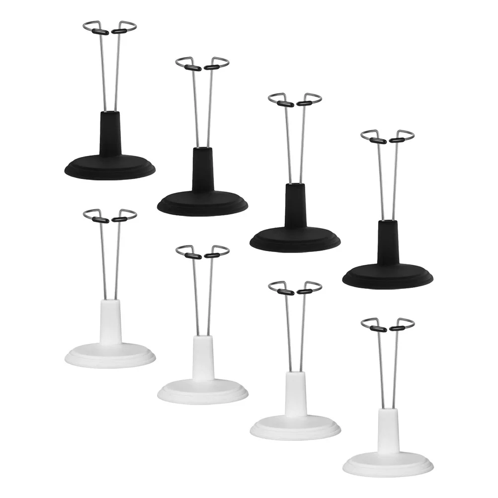 8 Pcs Support Frame Stand Display Rack Baby Dolls Shop Supplies Figure Pvc Standing Toy Shelves 3dsway 3d printer parts tabletop filament holder pla abs material rack spool shelves supplies flexible seat tray brackets