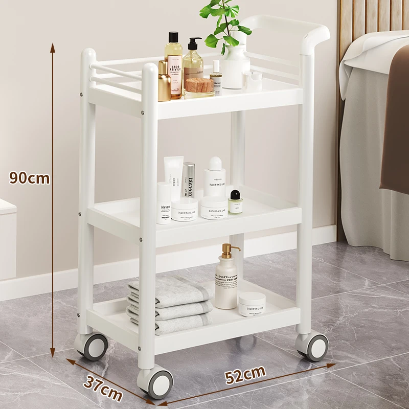 Beauty Rolling Salon Trolley Hair Utility Medical Makeup Salon Trolley Tattoo Carrello Portatoggetti Salon Furniture Rr50St