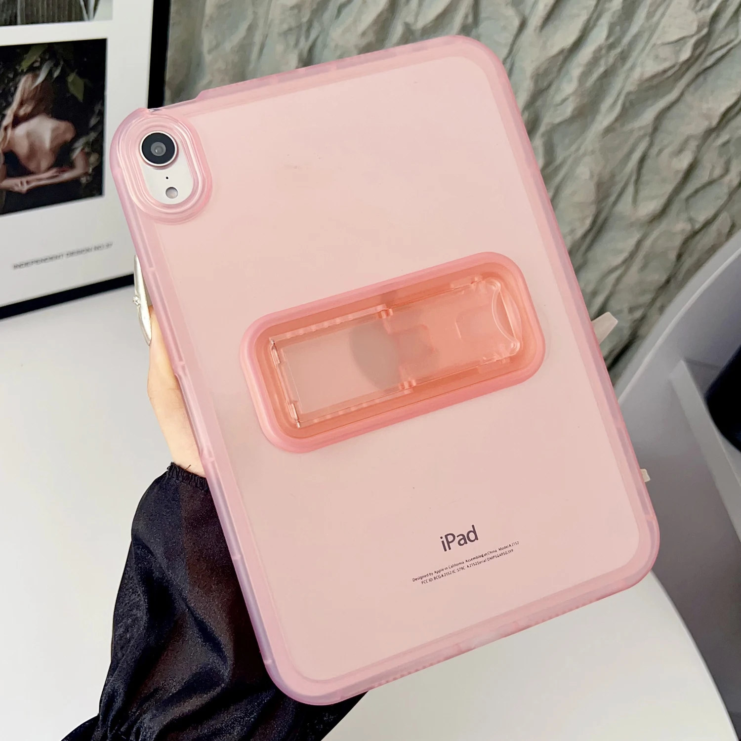 Premium Clear Cover Stand Case