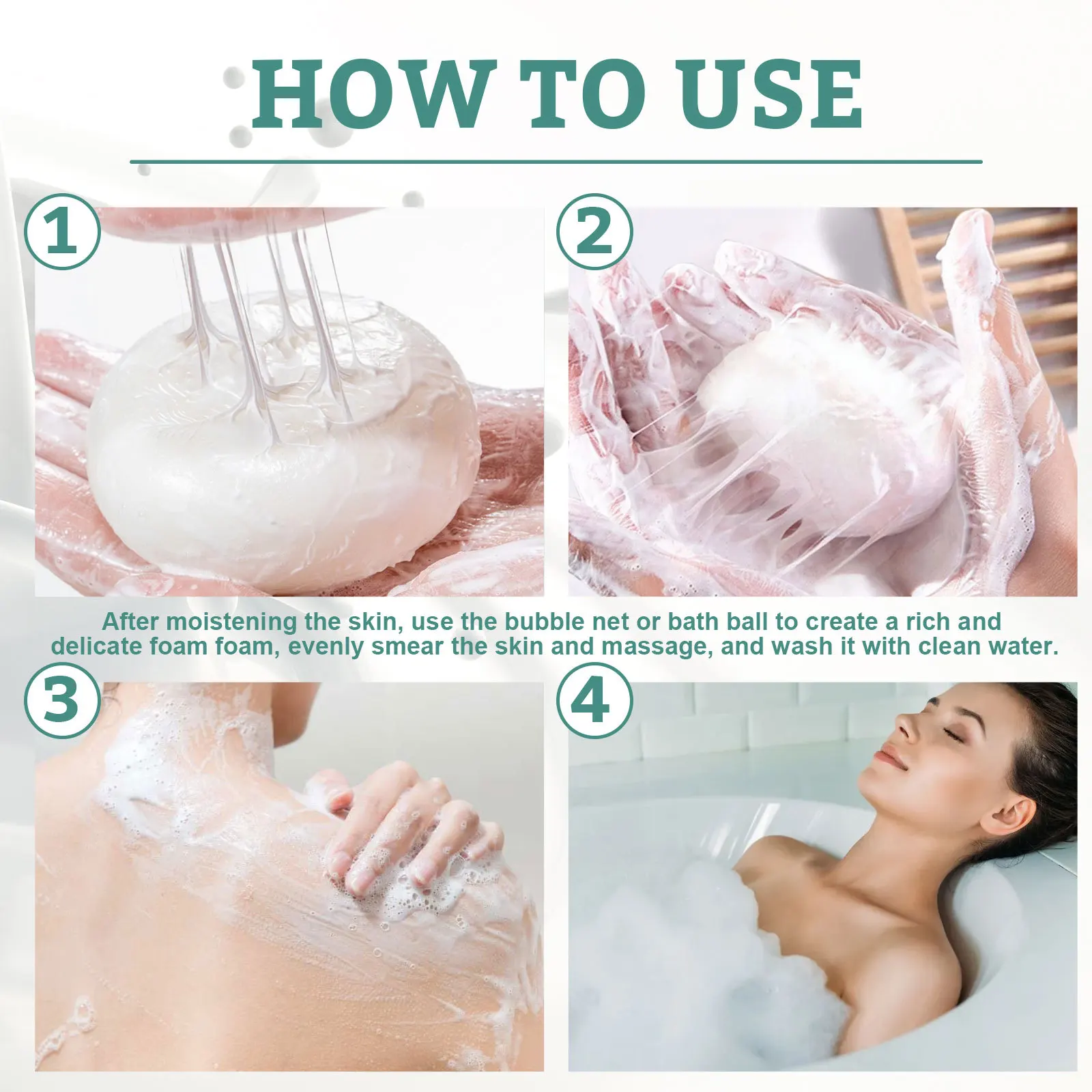 Goat Milk Soap Silk Protein Mask Soap Remove Blackhead Acne Mites Whitening Moisturizer Oil Control Deep Cleaning Body Skin Care