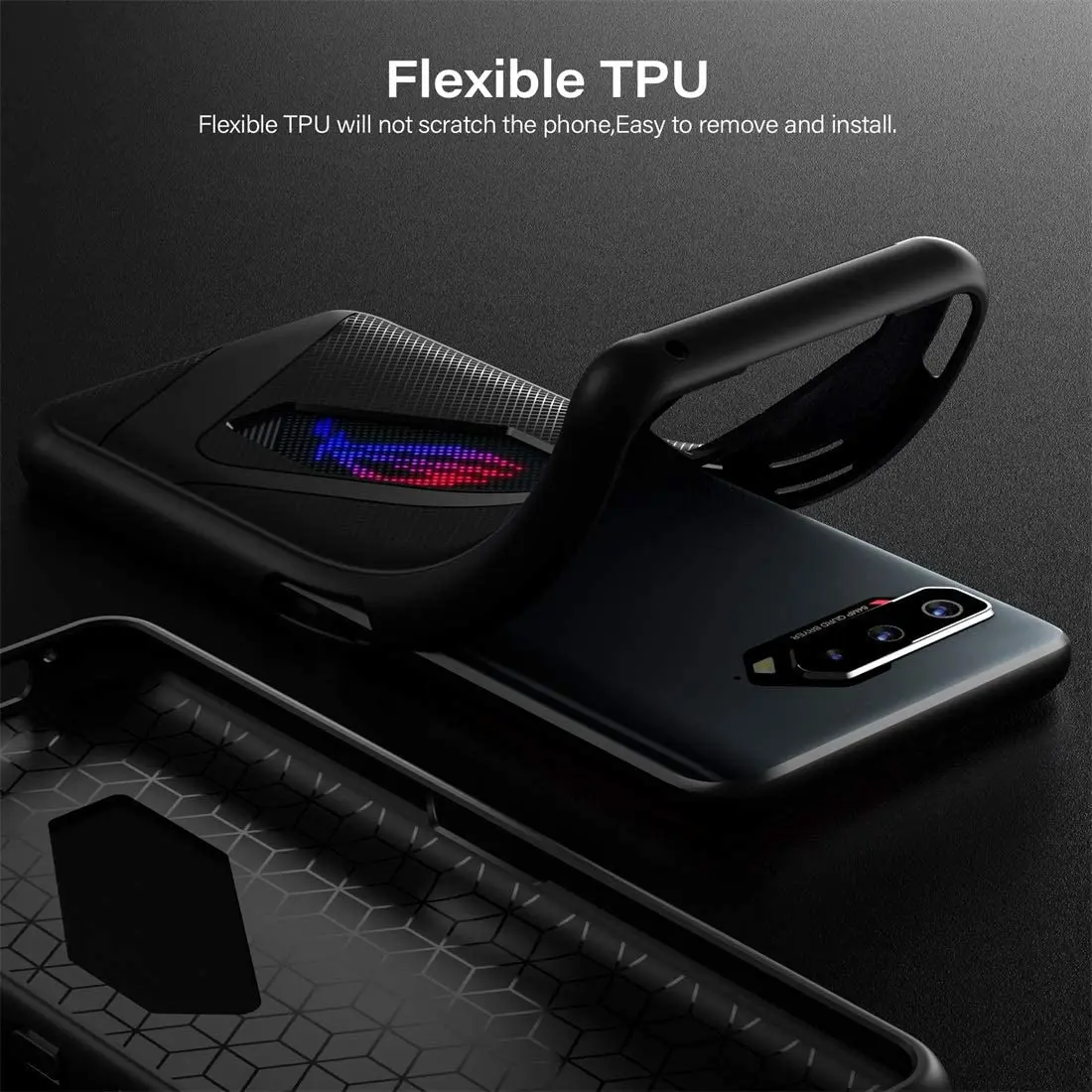 Durable Flexible TPU Cover - Anti-Scratch Shockproof Case