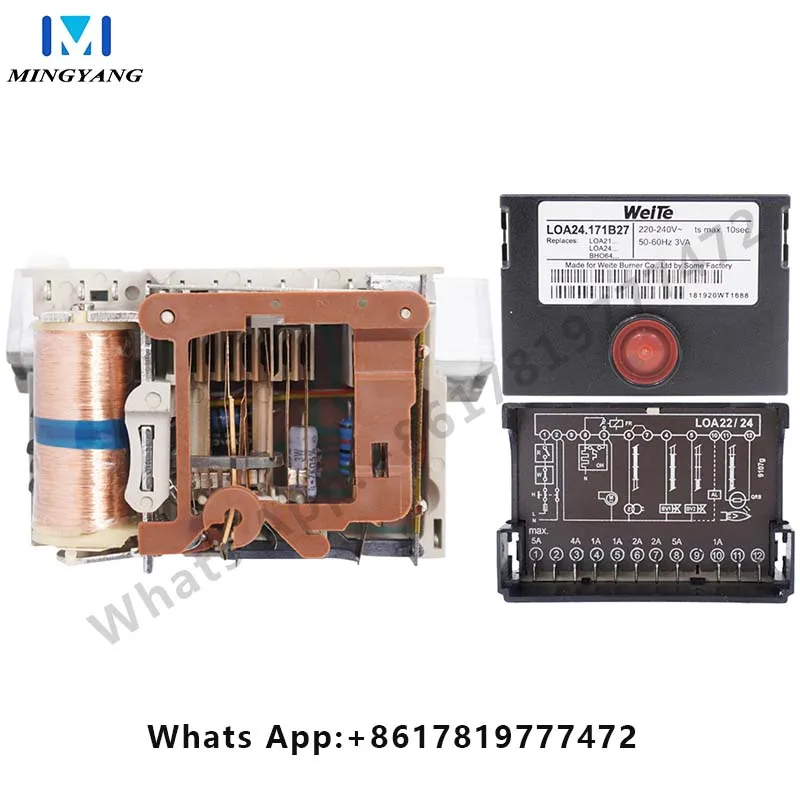 MINGYANG(10Pieces) LOA24.171B27 Program Control Box Temperature Control Gas Burner Controllers for Industrial Combustion
