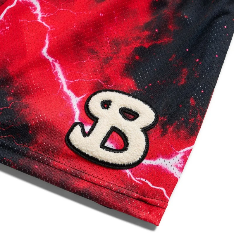 Summer fitness Men's shorts BKTSQD mesh quick drying quarter shorts Men casual sports running men basketball pants