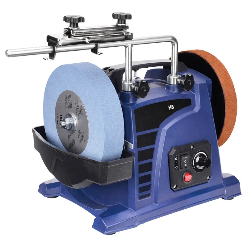 H8 Low-speed Water-cooled Sharpener For Household Small Woodworking Engraving Knives Chisels Grinder Electric Desktop Sharpener 2