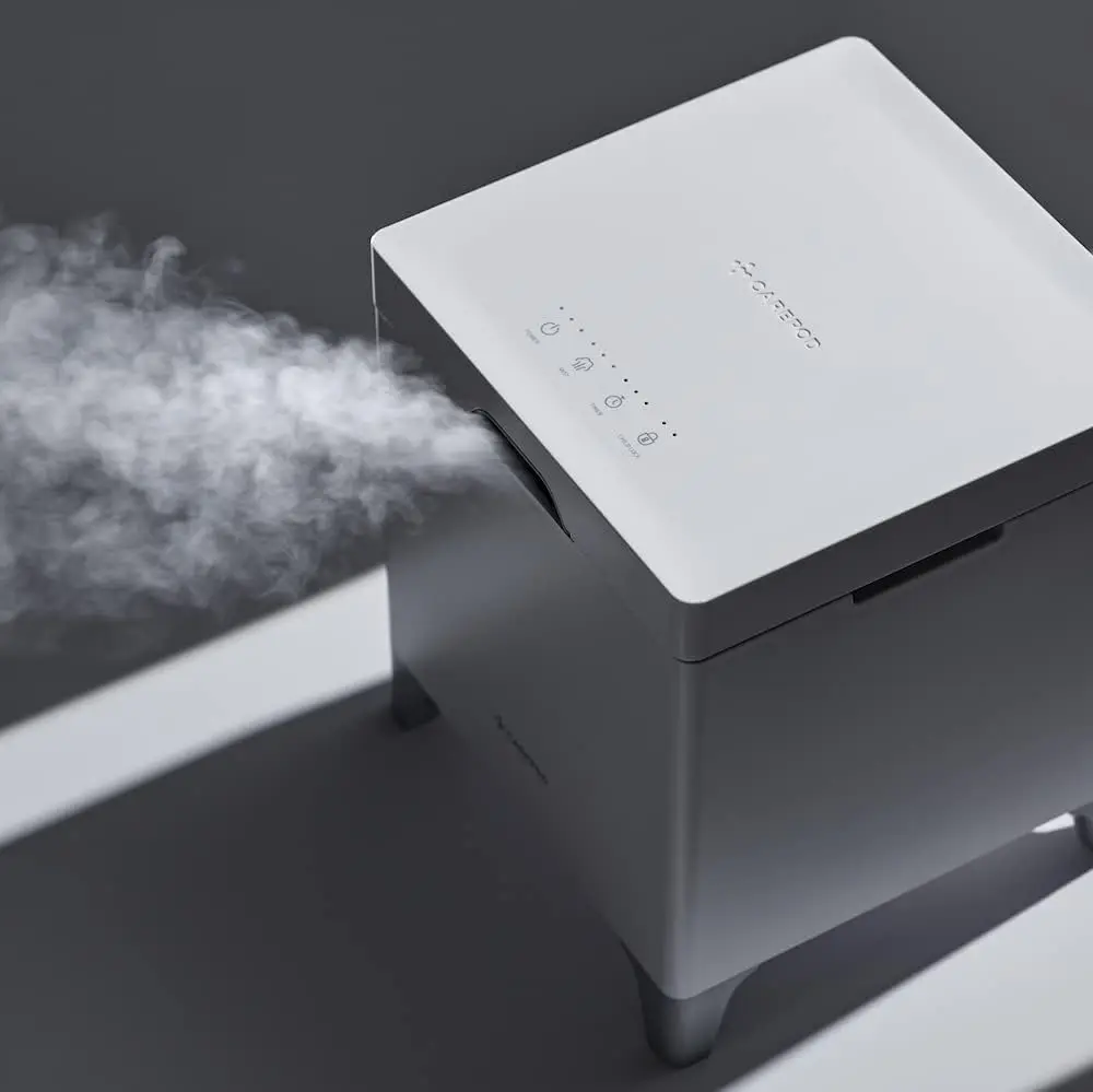Cube X50 Stainless Steel Ultrasonic Hybrid Cool and Warm Mist Humidifier, Whisper-Quiet Easy Clean for Large Room 4.2 liters, On 6