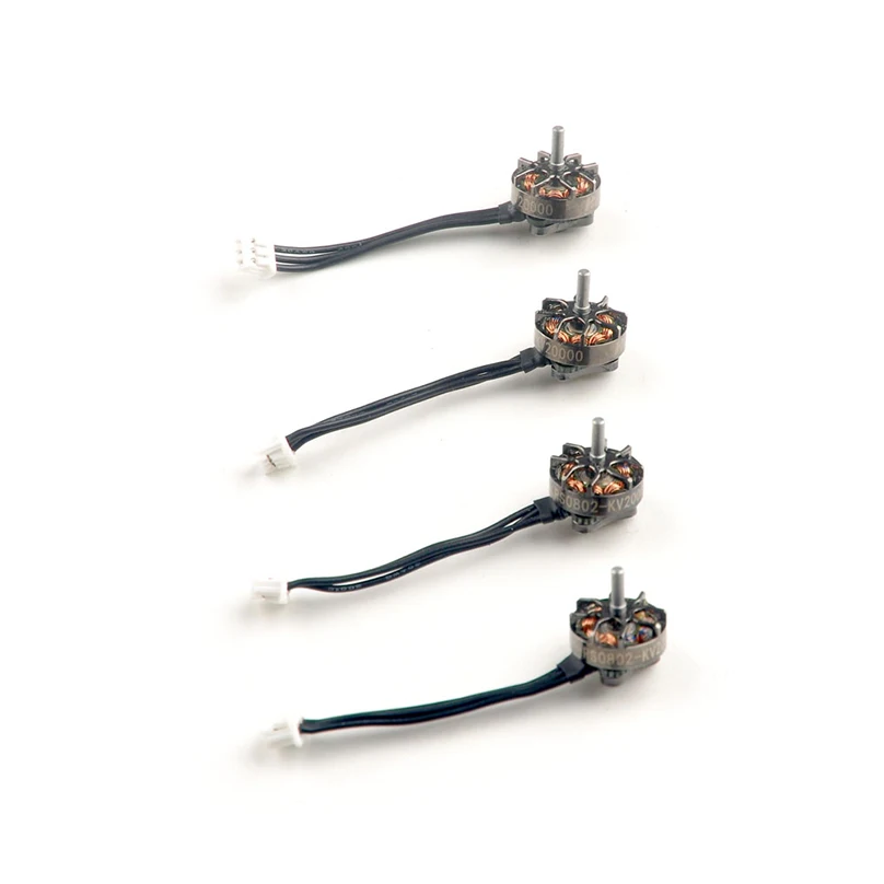 Moteurs Happymodel RS0802 montés sur un drone Tinywhoop Mobula7