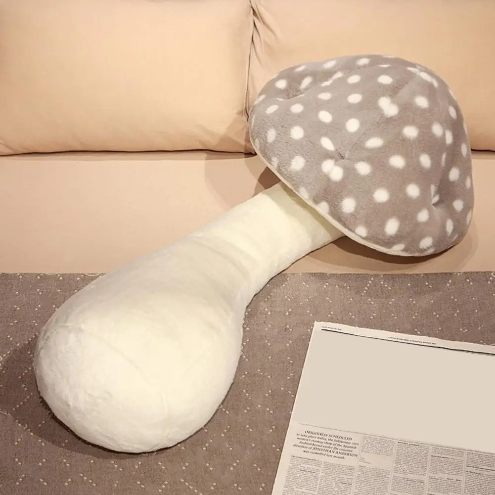 부드러운 봉제 베개, 버섯 봉제 장난감, 아늑한 수면 베개, 어린이 및 성인용, 크리스마스 홈 장식 선물
