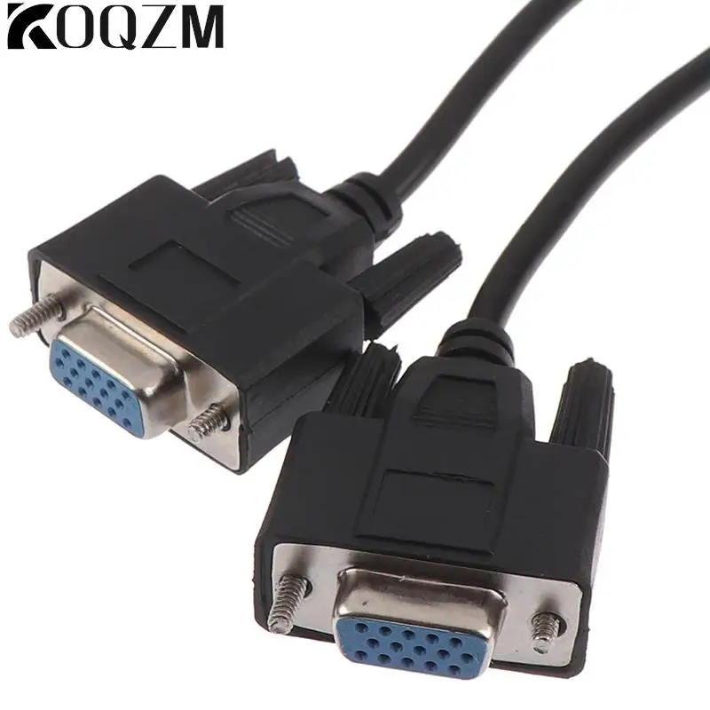 15Pin VGA Male To 2 Vga Svga Female Adapter Splitter Vga Cable Vga Cable Adapter Video Monitor Cable