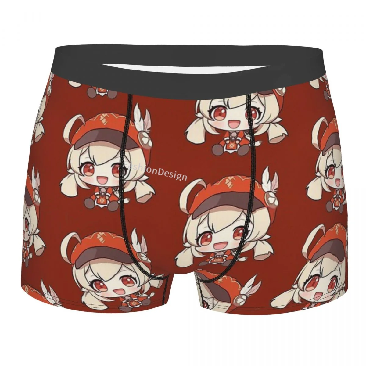 

Genshin Impact Kawaii Bomb Klee Underpants Cotton Panties Man Underwear Comfortable Shorts Boxer Briefs