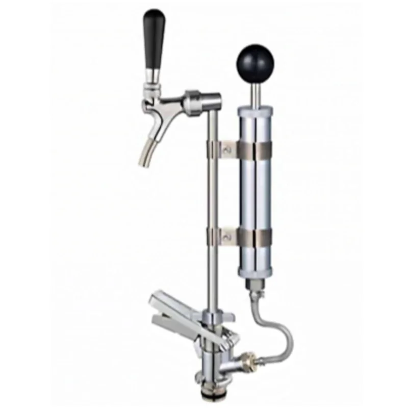 

Hand Pump Beer Valve gas connector Brew Newest Stainless Steel Counter Pressure Beer Bottle Filler Beer Gun Bottling