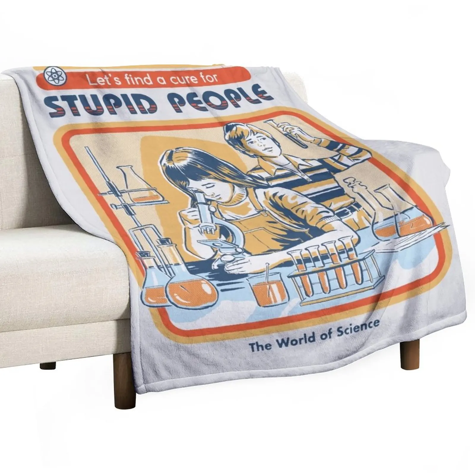 

A Cure For Stupid People Throw Blanket Flannels Blanket Beautiful Blankets Travel Blanket Luxury Throw Blanket