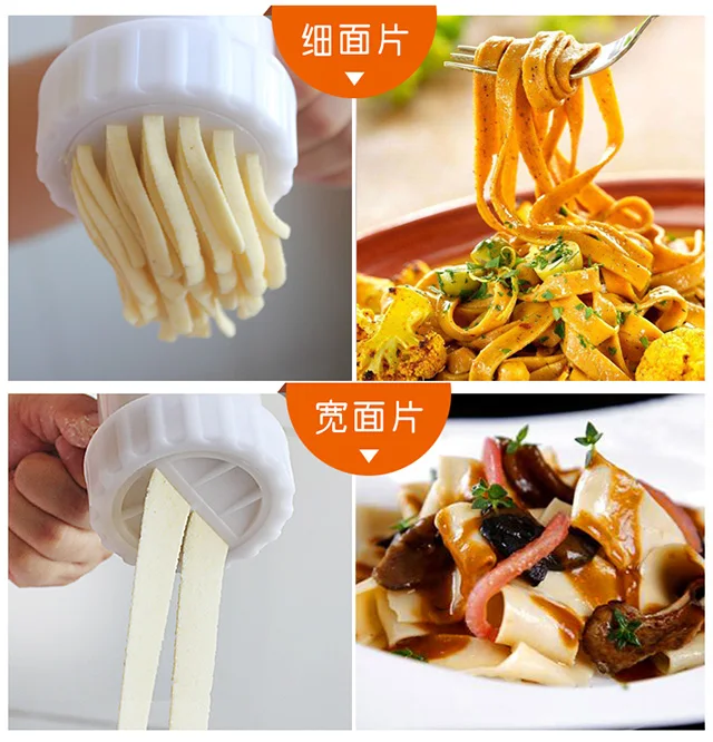 8pcs Pasta Maker Machine Noodles Maker macaroni Machine Kitchen Spaghetti Pates Pasta Pressing Noodle DIY