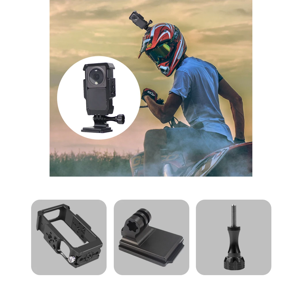 Magnetic Action Camera Cage For Action 2 Dual-screen Full Cage w/ Cold Shoe Mou