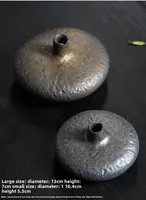 Chinese Style Ceramic Vase & Planter Set - Retro Flower Tea Tray Ornaments for Home Decor Mini Pottery Centerpiece TabletopDecor 6