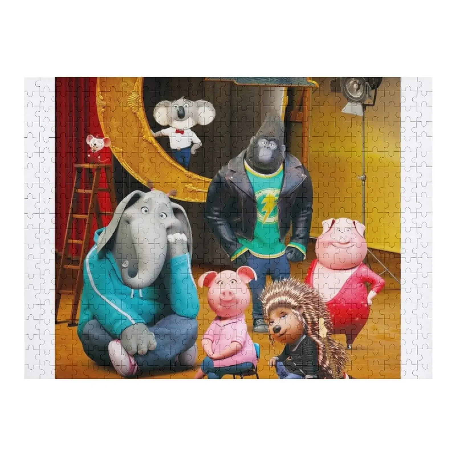 Sing (2016) Movie Poster Jigsaw Puzzle Novel Toys For Children 2022 Photo Personalized Gifts Puzzle