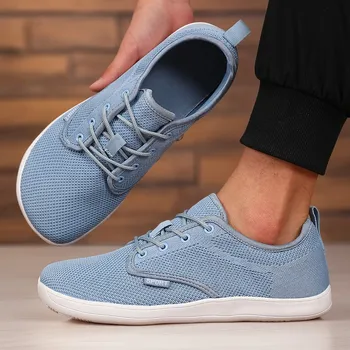 أحذية بسيطة للرجال قابلة للتنفس ومريحة وعصرية ومقدمة واسعة وحفاة القدم خفيفة الوزن وقابلة للتعديل سهلة الارتداء 4