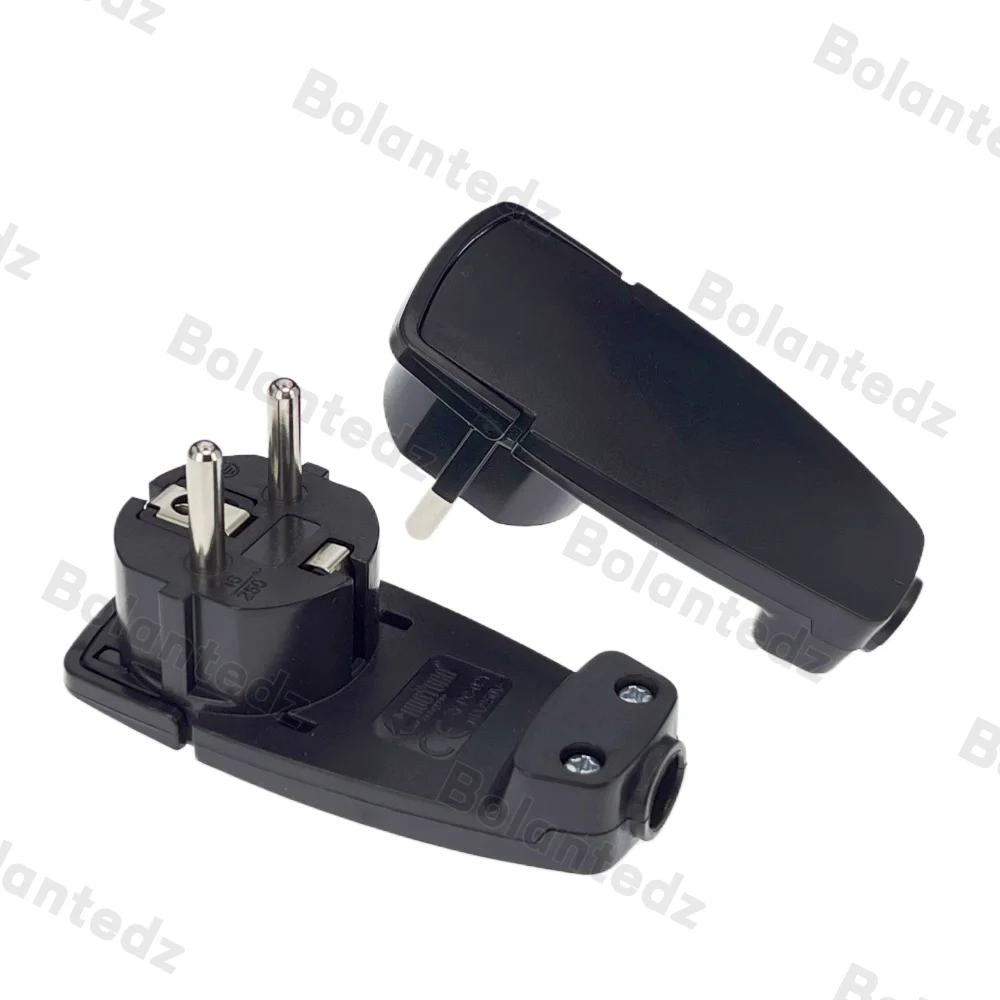 France-Germany-Plug-Adapter-16A-Male-AC-Outlets-Rewireable-Schuko ...