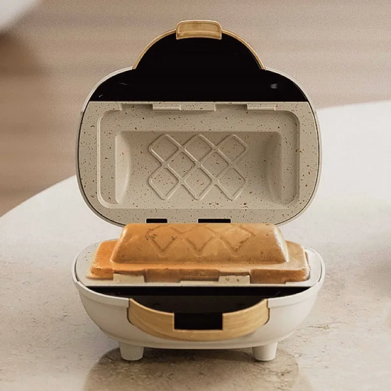 500W Sandwich Machine Fast Breakfast Machine Home Hot-pressed Toasted Non-stick Bread Mini Panini Multi-function Toaster