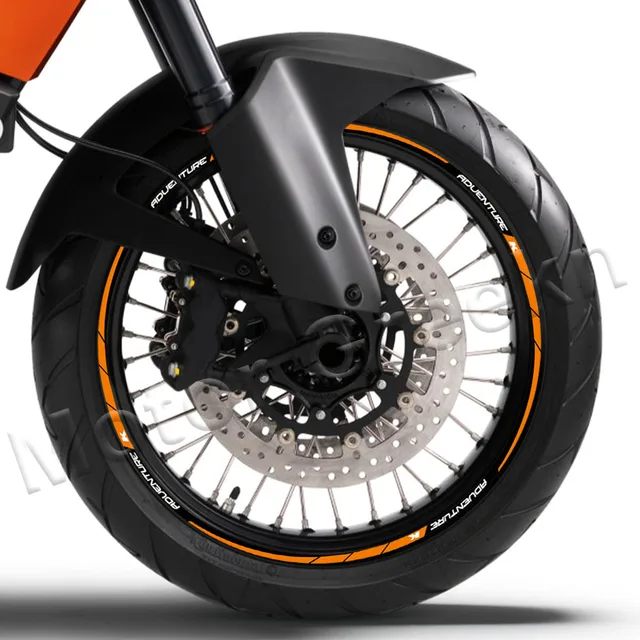 For SUPER 1290 ADVENTURE Adv 390 690 790 990 1050 1090 1190 1090 Motorcycle wheel Sticker Rim Stripe Decal Accessories
