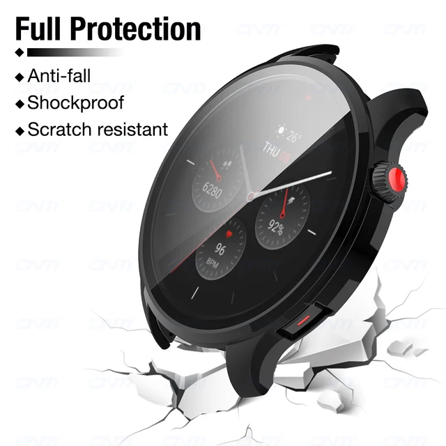 Funda Protectora De PC Para Amazfit GTR 4 GTR4 pro Película De Vidrio  Templado Reloj Inteligente Protector Parachoques Cubierta Para Huami 3